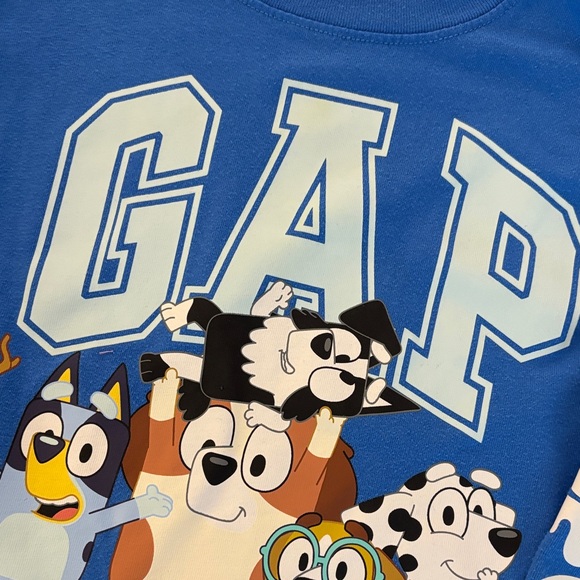 GAP Kids Bluey Cartoon Character Long Sleeve Tee - Picture 2 of 4